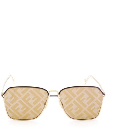 fendi eyewear monogram lens sunglasses|fendi eyewear collection.